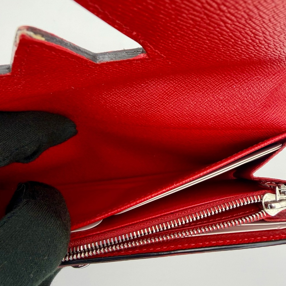 Louis Vuitton Twist Epi Leather Coquelicot Clutch Wallet with Chain - Picture 14 of 16
